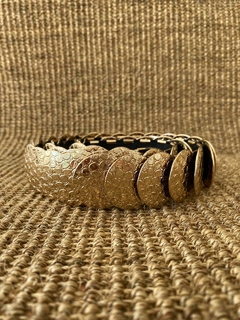 Cinto Metálico Moedas (Dourado)