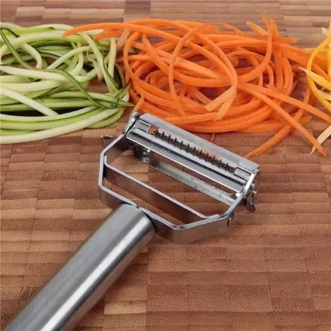 Fatiador e Descascador Em Aço Inox Ideal Para Legumes e Frutas