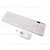 Kit Teclado E Mouse Wirelles Ultra Slim 2.4ghz Cor:Branco (568.2)