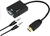 CONVERSOR CABO ADAPTADOR HDMI PARA VGA PLUG AND PLAY COM SAIDA DE ÁUDIO (3097) - Multi&Express