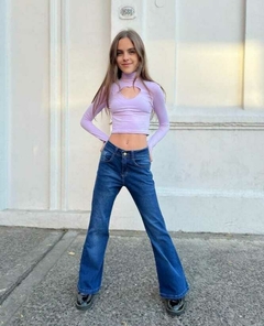 Top corazón tini (Lila - Negro) | SOCIPPO