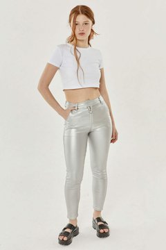 Pantalón glitter (plata - gris oscuro) | BUDDIES