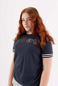 Remera campus (Azul - Mostaza) | BUDDIES