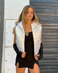 Chaleco metalizado puffer (Rosa) | BAXX