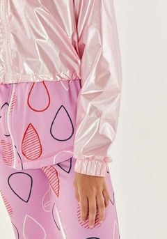 Campera Drops rompeviento (Rosa - Azul) | BUDDIES - Motivos Para Quedarte