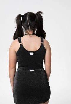 Falda Elton (Negro - Rosa) | BUDDIES - Motivos Para Quedarte