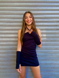 Vestido atado (Negro - Rojo) | SOCIPPO