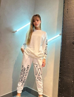 Pantalón los angeles (Negro - Blanco) | SOCIPPO