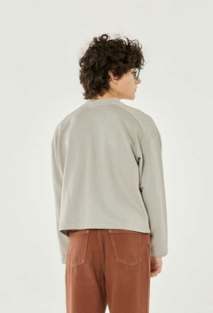 Buzo lindsay rústico (Beige - Celeste) | BUDDIES - comprar online