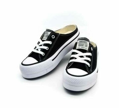 Zapatillas plataforma mule black (Negro) | U.S AMERIKA