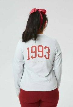 Remera Goal M/L (Celeste Pale - Gris Melange) | BUDDIES