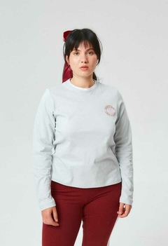 Remera Goal M/L (Celeste Pale - Gris Melange) | BUDDIES en internet