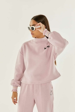 Buzo Kidding frisa (Rosa - Gris) | BUDDIES - tienda online