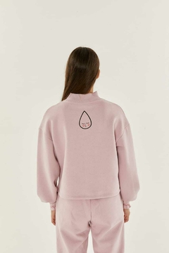 Buzo Kidding frisa (Rosa - Gris) | BUDDIES - comprar online