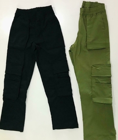 Pantalón cargo multipocket (Verde - Negro) | SOCIPPO - comprar online