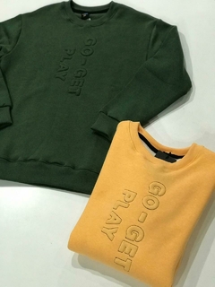 Buzo Black frisa (Verde - Amarillo) | ZAV&RO - comprar online