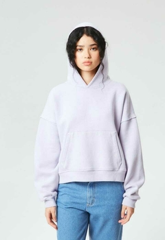 Buzo Shoot Frisa (Gris - Lila) | BUDDIES - tienda online