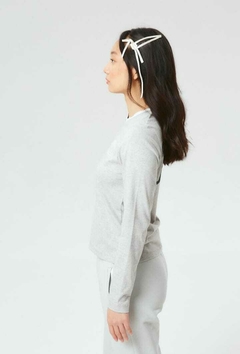 Remera Goal M/L (Celeste Pale - Gris Melange) | BUDDIES - comprar online