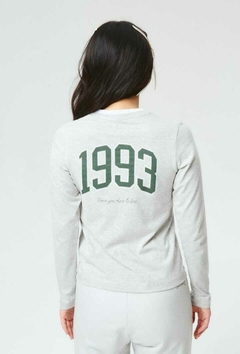 Remera Goal M/L (Celeste Pale - Gris Melange) | BUDDIES en internet