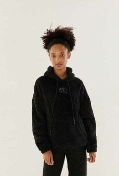 Buzo Sam frisa (Hueso - Negro) | BUDDIES - tienda online