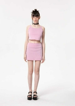 Imagen de Falda Elton (Negro - Rosa) | BUDDIES