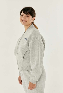 Campera Bomber Fun frisa (Rosa - Gris) | BUDDIES - tienda online