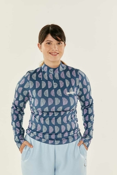 Polera Playful (Crudo - Azul) | BUDDIES - tienda online