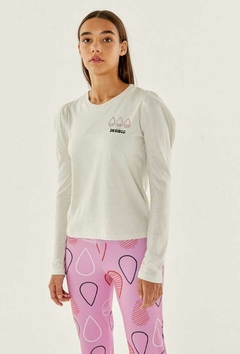 Remera Joyful (amarillo - hueso) | BUDDIES - Motivos Para Quedarte