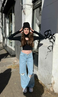 Top corazón tini (Lila - Negro) | SOCIPPO - comprar online
