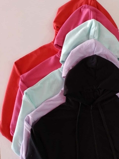 Campera básica rústica (lila - verde agua) | SOCIPPO - comprar online