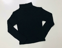 Top polera algodón frizado (Negro) | SOCIPPO - comprar online