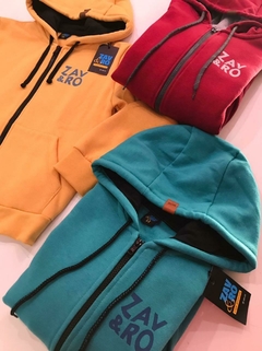 Campera Tuli Acosta friza (Mostaza - Rojo - Turquesa) | ZAV&RO - comprar online