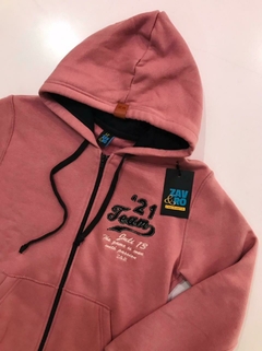Campera Lakers friza (Rosa) | ZAV&RO - comprar online