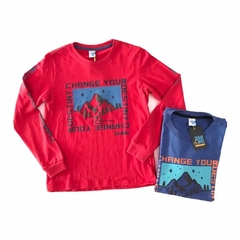 Remera Coolio (Rojo - Azul) | ZAV&RO
