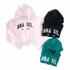 Campera brasil (Negro - Blanco - Verde) | BAXX