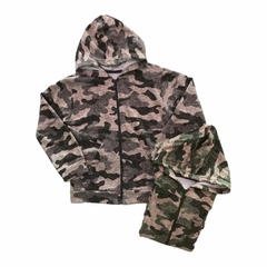 Campera rústica (Verde - Gris) | PONINOS