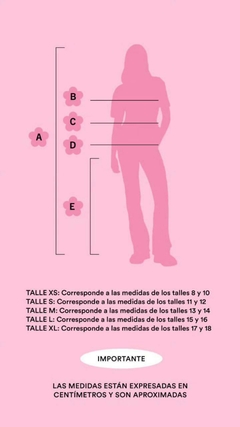 TABLA DE TALLES BUDDIES - comprar online