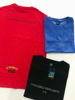 Remera Rocket (Negro - Rojo - Azul) | ZAV&RO - comprar online