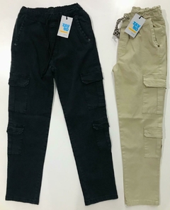 Pantalón cargo Sonic (Beige - Negro) | ZAV&RO