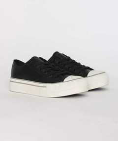 Plataforma classic cuero negro | U.S AMERIKA