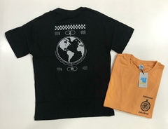 Remera gems b (Negro - Naranja) | ZAV&RO