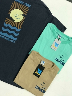 Remera midas (Azul - Beige - Verde agua) | ZAV&RO - comprar online