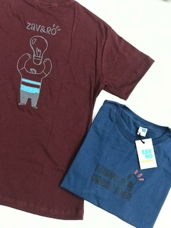 Remera pegasus (Azul - Bordó - Petróleo) | ZAV&RO - comprar online
