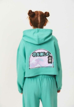 Buzo Girlfriend (Verde - Lila) | BUDDIES - comprar online