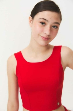 Top Rogue (Blanco - Rojo) | BUDDIES - tienda online