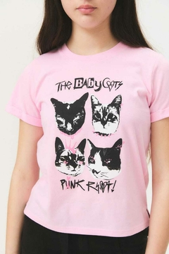Remera Heartbreak (Rosa - Blanco) | BUDDIES - Motivos Para Quedarte