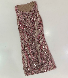 Vestido lentejuelas (Dorado) | SOCIPPO