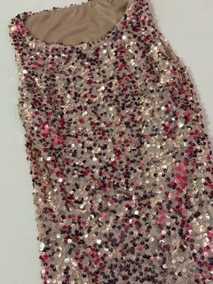 Vestido lentejuelas (Dorado) | SOCIPPO - comprar online