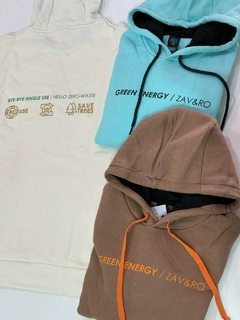 Canguro Muna (Crudo - Aqua - Marrón) | ZAV&RO - comprar online
