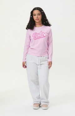 Jogg lily (Gris melange - Azul) | BUDDIES - comprar online